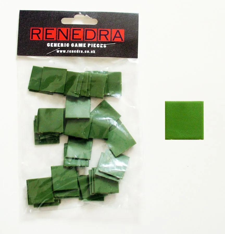 Perry B6 Socles verts 20x20mm individuels x40