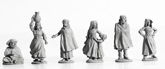 Perry Miniatures Agincourt AO 36 figurines paysans métal