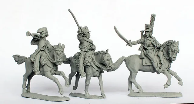 Perry Miniatures Napoleonic FE 12 commandement hussards figurines métal