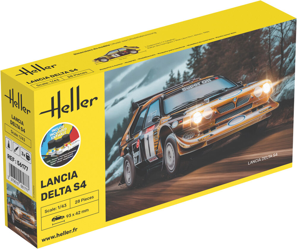 Heller Starter Kit Lancia Delta S4 1/43 maquette rallye