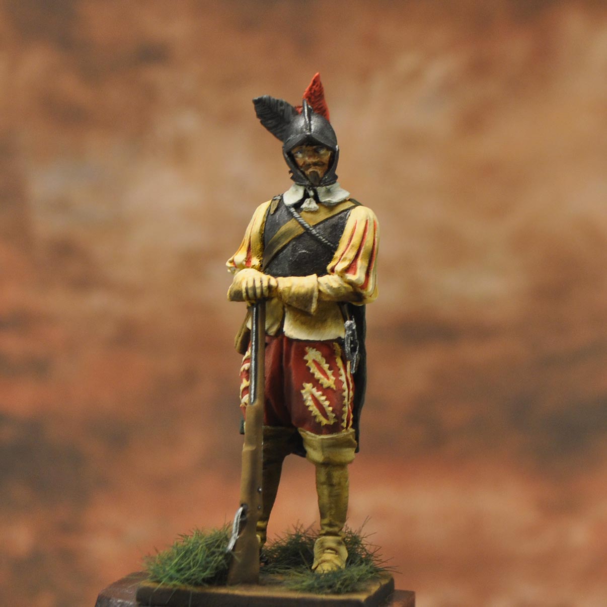 Art Girona General Arquebusier Wallon figurine 54mm 1618-1648