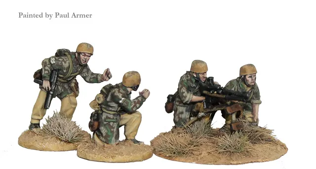 Perry World War 2 GWW 33 Fallschirmjäger MG42 trépied 28mm