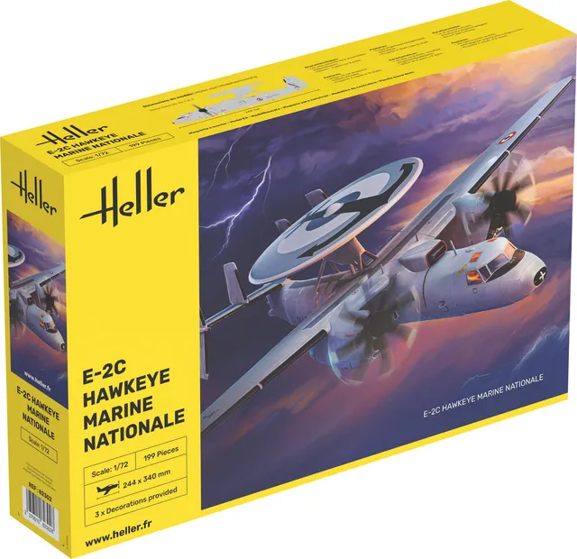 Heller Historical Collection E-2C Hawkeye maquette 1/72 Marine Nationale
