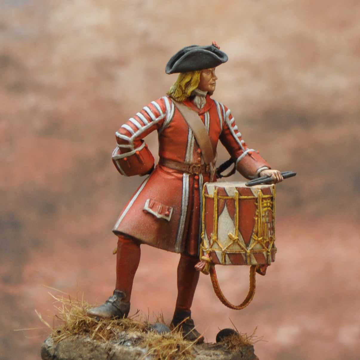 Art Girona Spanish Serie Tambour Coronela 1706 figurine 54mm
