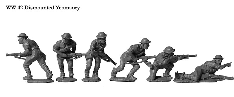 Perry Miniatures WW2 WW42 Yeomanry à pied figurine métal