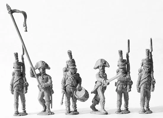 Perry Napoleonic NN 17 figurines commandement Nassau 1806-07