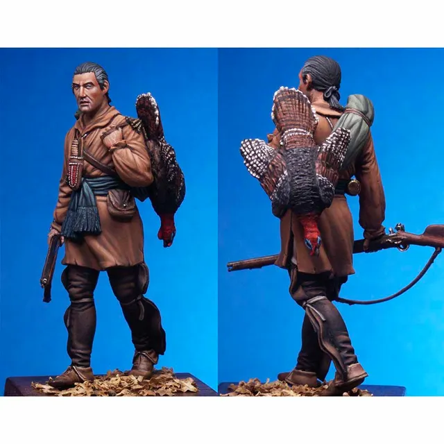 Art Girona Miniatures Turkey Hunter figurine chasseur 54mm