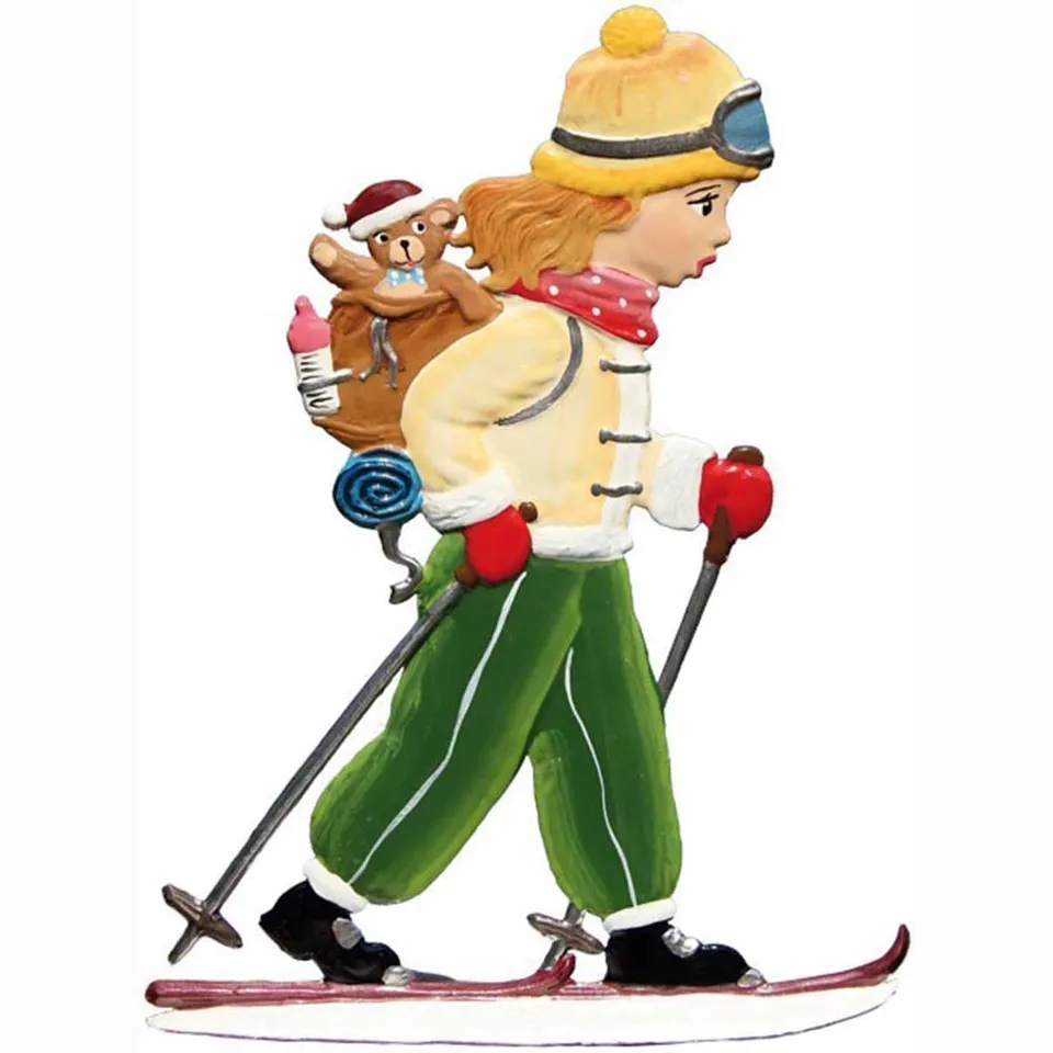 ART GIRONA Miniatures Skier Girl figurine skieuse
