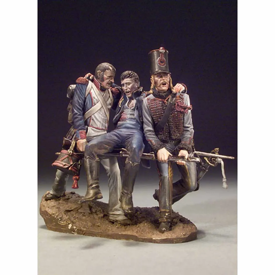 Art Girona Miniatures Les Camarades 1814 figurine 54 mm