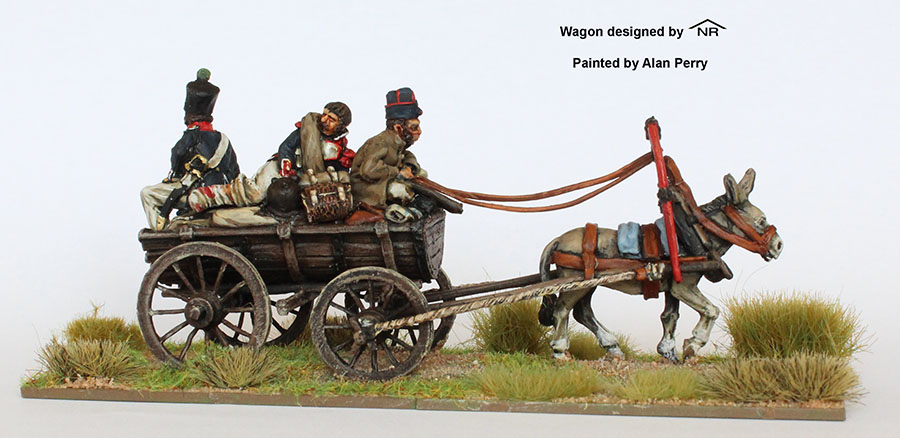 Perry Miniatures Napoleonic FN229 charette russe figurines 28mm blessés