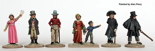 Perry Napoleonic NX4 Bourgeois citadins aisés 28mm