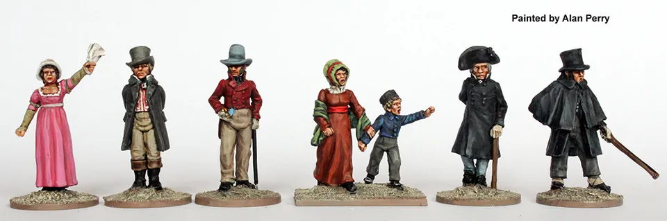 Perry Napoleonic NX4 Bourgeois citadins aisés 28mm