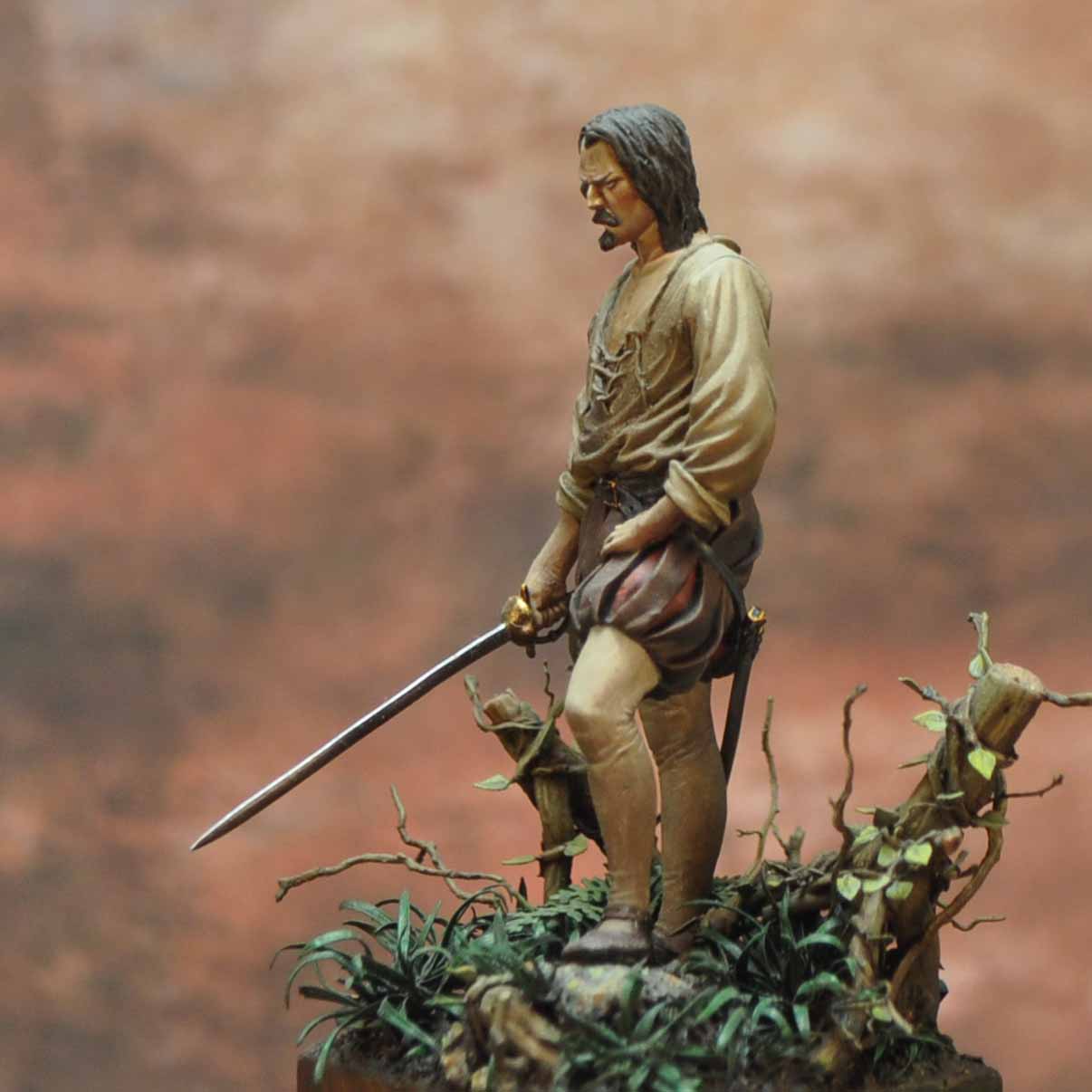 ART GIRONA Spanish Serie Conquistador Mexico 1520 figurine 54 mm