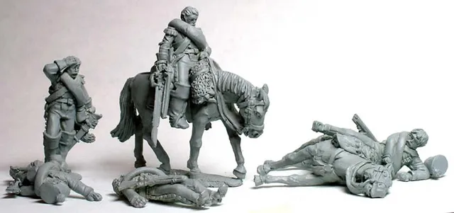 Perry Napoleonic DB42 cavalerie figurines pertes