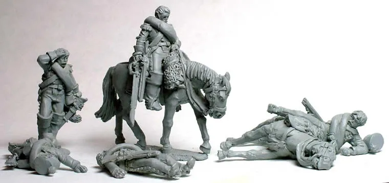 Perry Napoleonic DB42 cavalerie figurines pertes