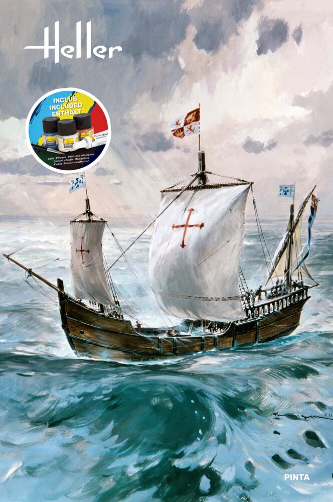 Heller Starter Kit Pinta 1/75 maquette bateau voilier