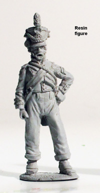 Perry 40mm PE86 Artillerie figurine sous-officier ordres
