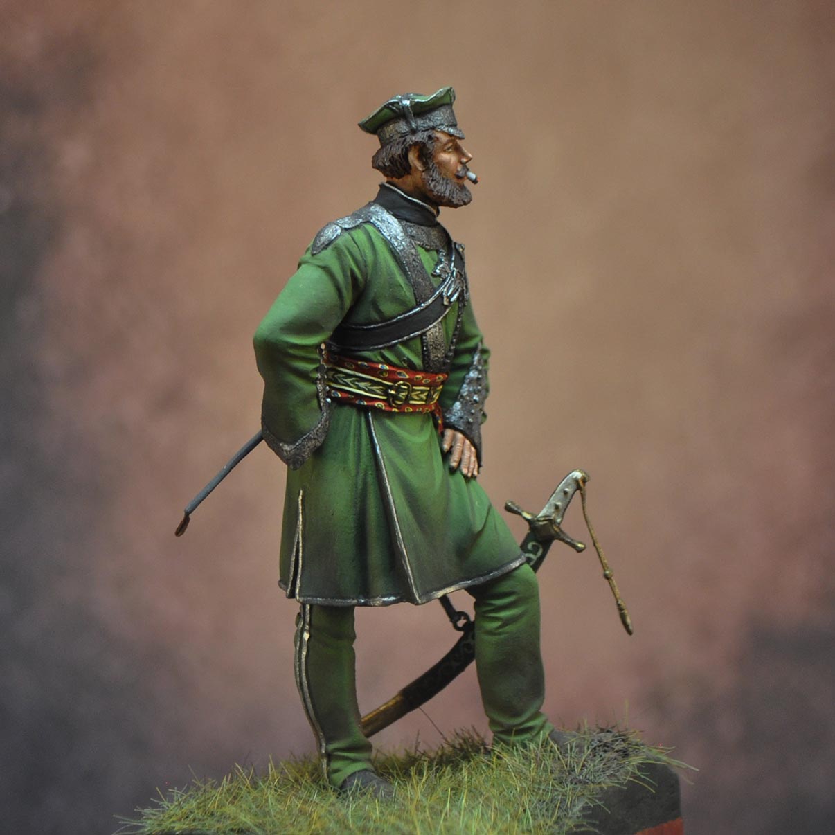 Art Girona 70mm 3rd Oude Cavalry figurine officier 1856