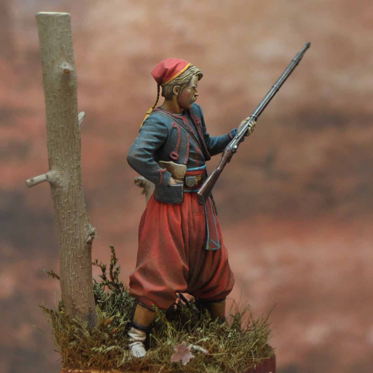 Art Girona International 5th New York Zouaves figurine 54mm