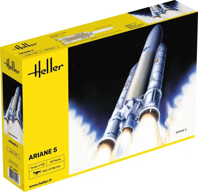 Heller Historical Ariane 5 maquette 1/125 fusée