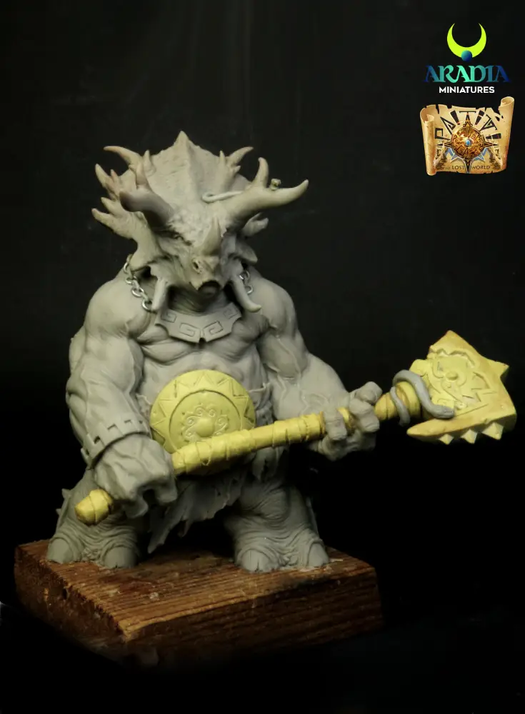 Aradia Paititi Tricebestigon Figurine résine créature à peindre