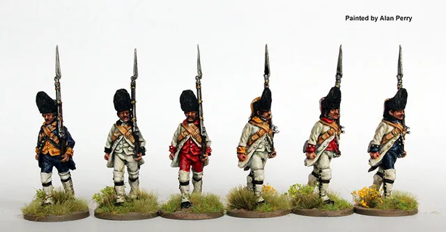 Perry AW 202 figurines grenadiers espagnols en marche