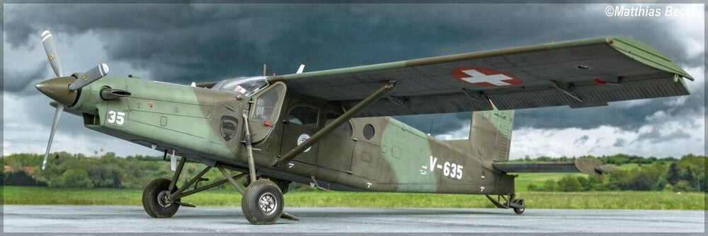 Heller Pilatus PC-6 B2/H2 Turbo Porter 1/48 maquette avion