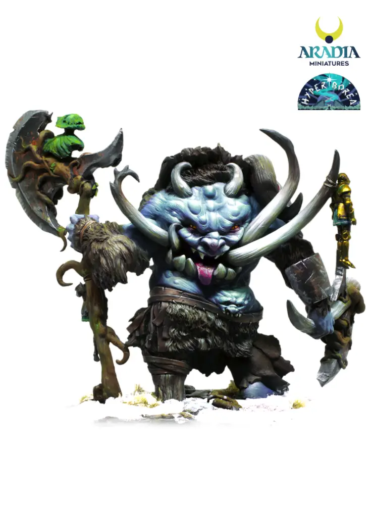 Hyperborea Jotun Troll figurine résine 32mm