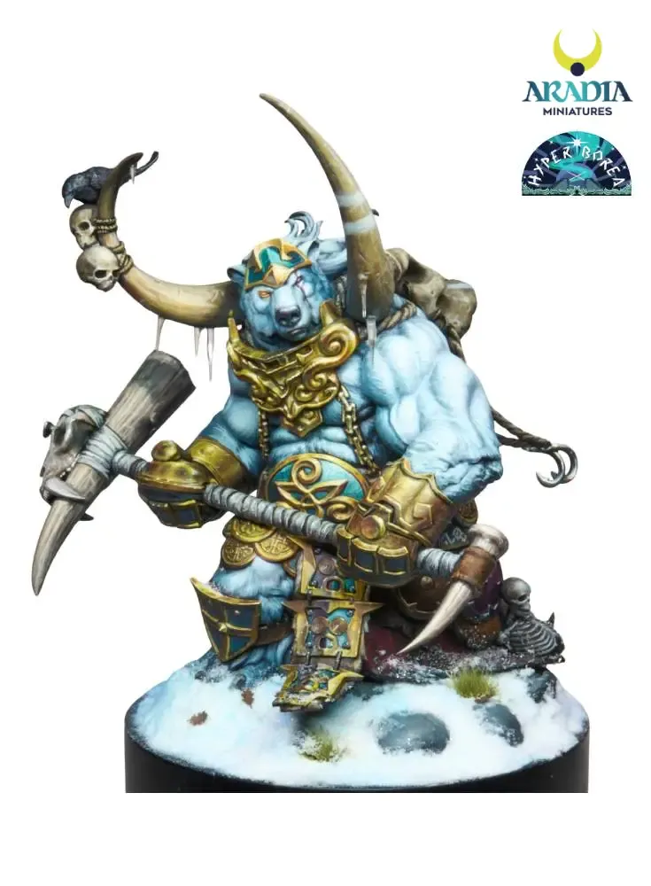Aradia Hyperborea Björnak figurine résine guerrier