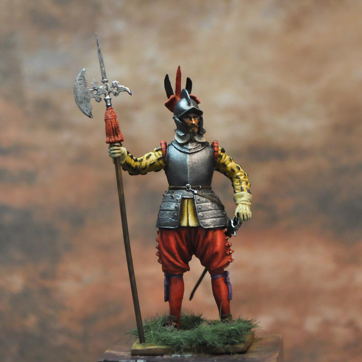 ART GIRONA General Serie Hallebardier Impérial figurine 54mm