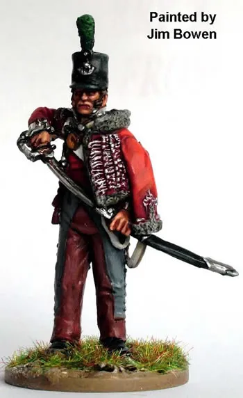 Perry Miniatures 40mm PE53 officier figurine 43rd light