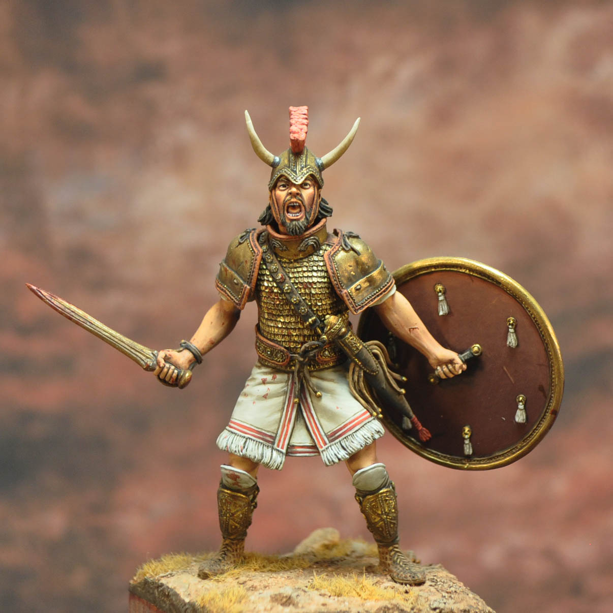 Art Girona Historical Agamemnon Mycènes figurine 54 mm