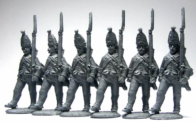 Perry AWI AW77 figurine grenadiers Hesse-Cassel avancent