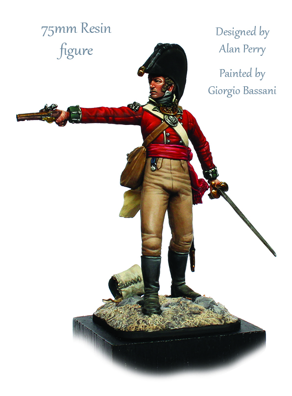 Perry Large Resin RCS1 Captain Gregory figurine résine 75mm 1/24
