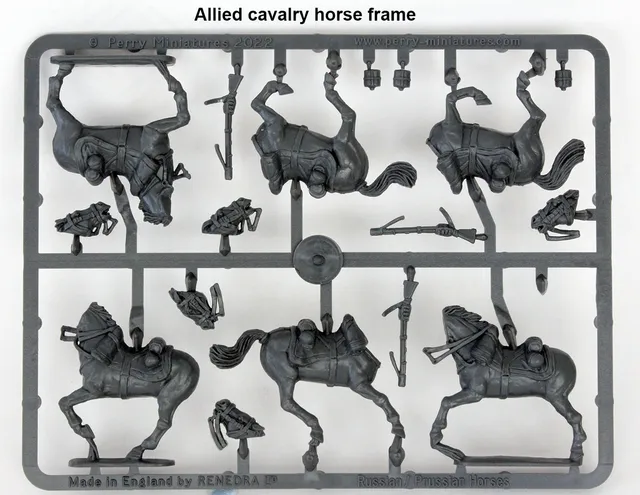 Perry Miniatures B 82 chevaux dragons figurines plastique