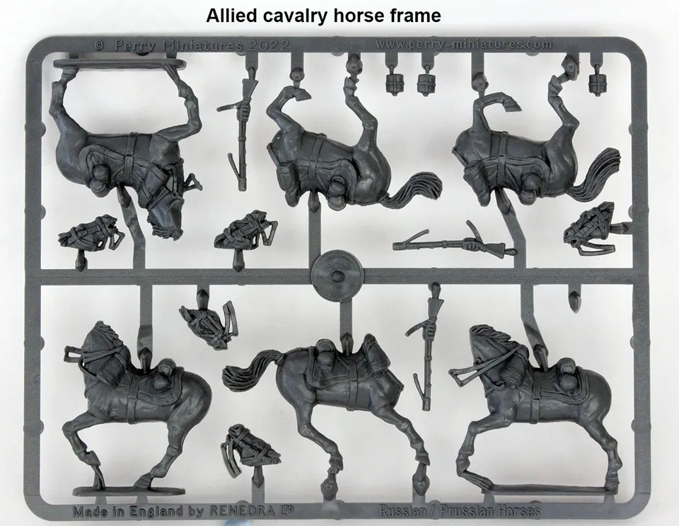 Perry Miniatures B 82 chevaux dragons figurines plastique