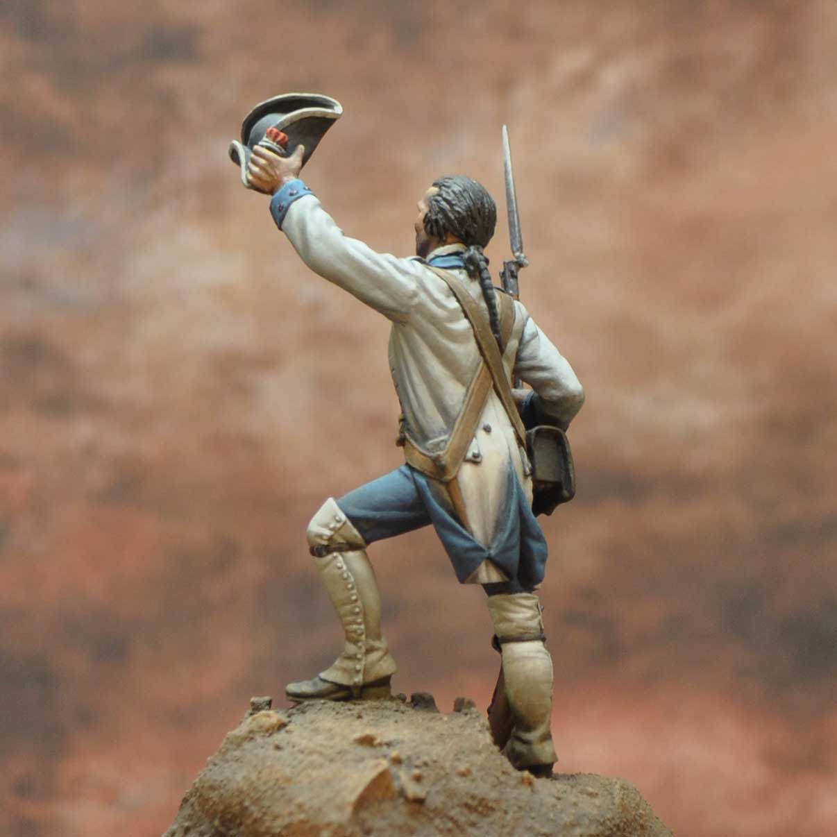 Art Girona Spanish Louisiana Regiment 1770 figurine à peindre
