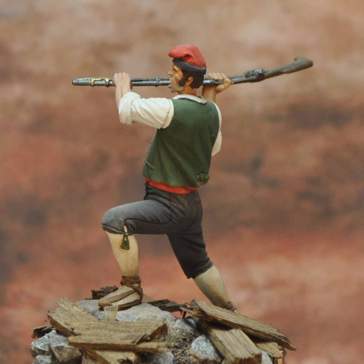 Art Girona Somatén Catalan 1808 figurine à peindre