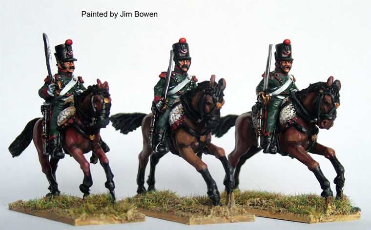 Perry Miniatures Napoleonic FN46 figurines chasseurs galop élite