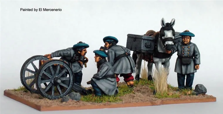 Perry Miniatures Carlist War CAT30 canon montagne figurines