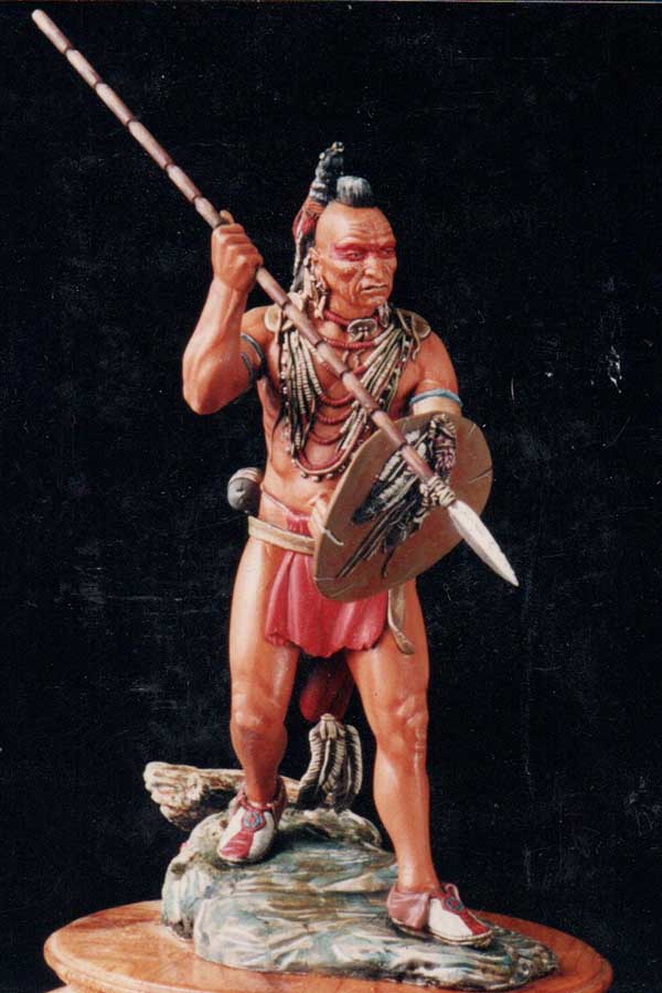 Art Girona Miniatures Pawnee Warrior Plains Indians figurine