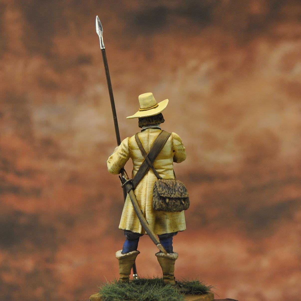 ART GIRONA General Serie Piquier Régiment Bleu figurine 54mm