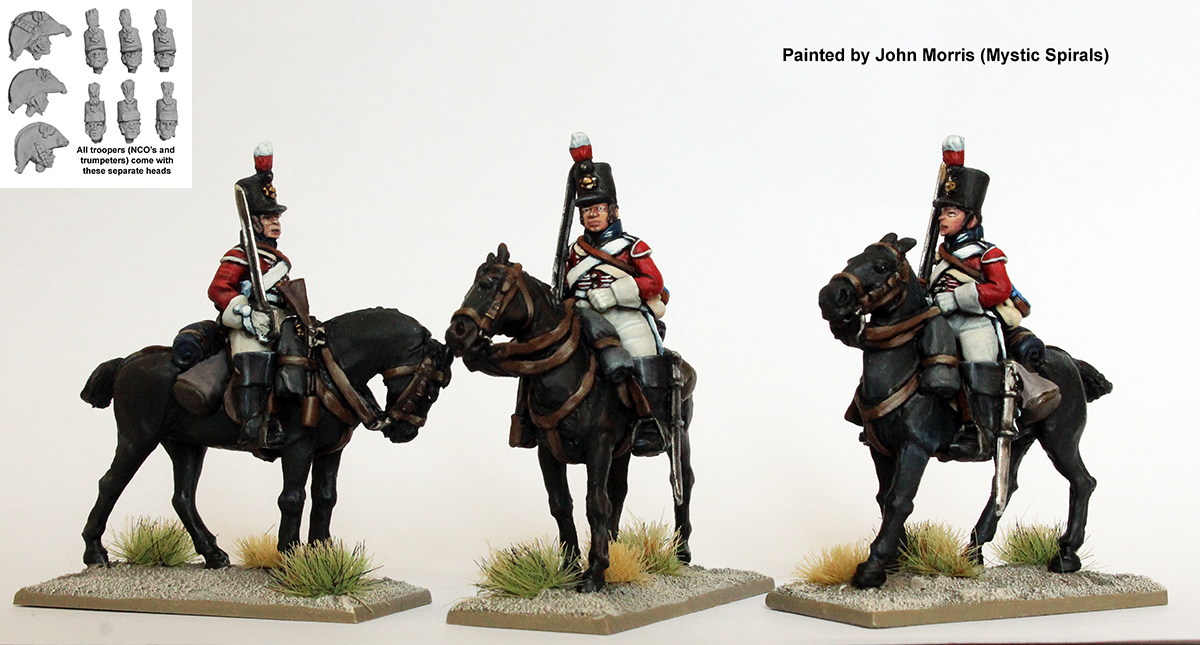 Perry Miniatures Napoleonic BH164 dragons lourds figurine métal 28mm