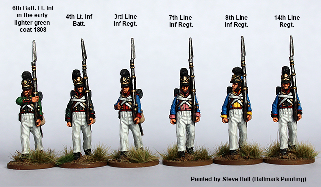 Perry Napoleonic BAV 7 ligne infanterie figurines 28mm marche