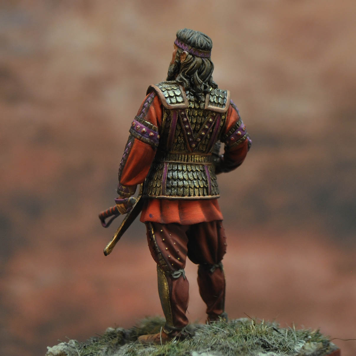Art Girona Atheas King of Scythia figurine historique