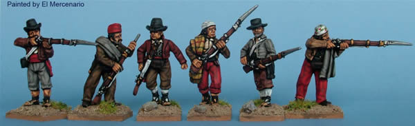 Perry Miniatures Carlist War CAT28 figurines volontaires tirailleurs