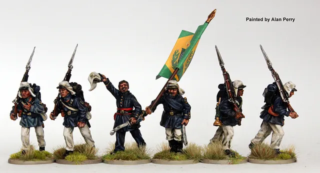 Perry Miniatures Triple Alliance TA 55 brésiliens figurines 28mm