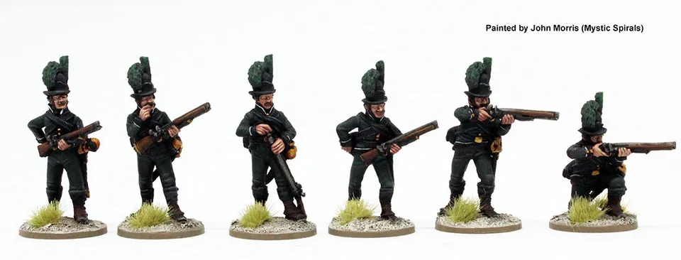 Perry Napoleonic SWED 12 Värmland Jägers figurines tirailleurs