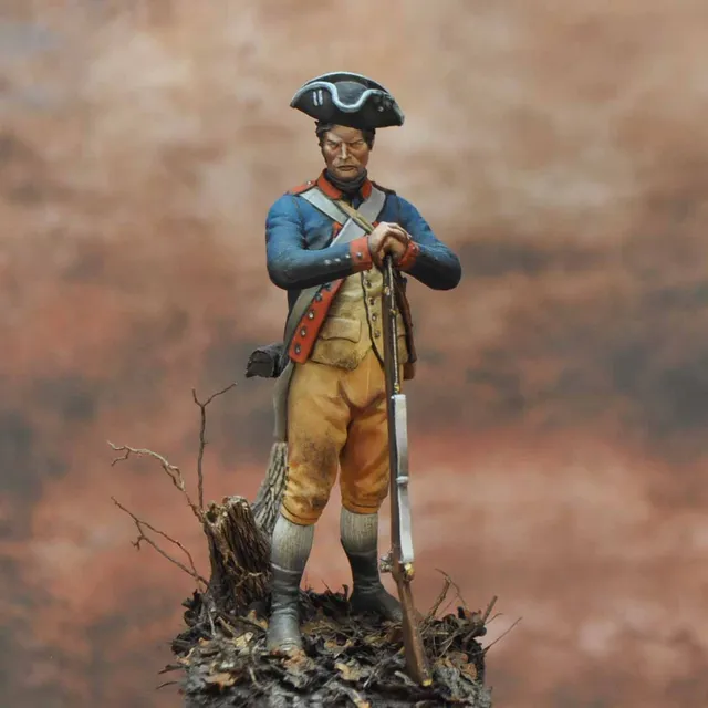 Art Girona International 2nd Maryland Regiment 1777 figurine 54mm