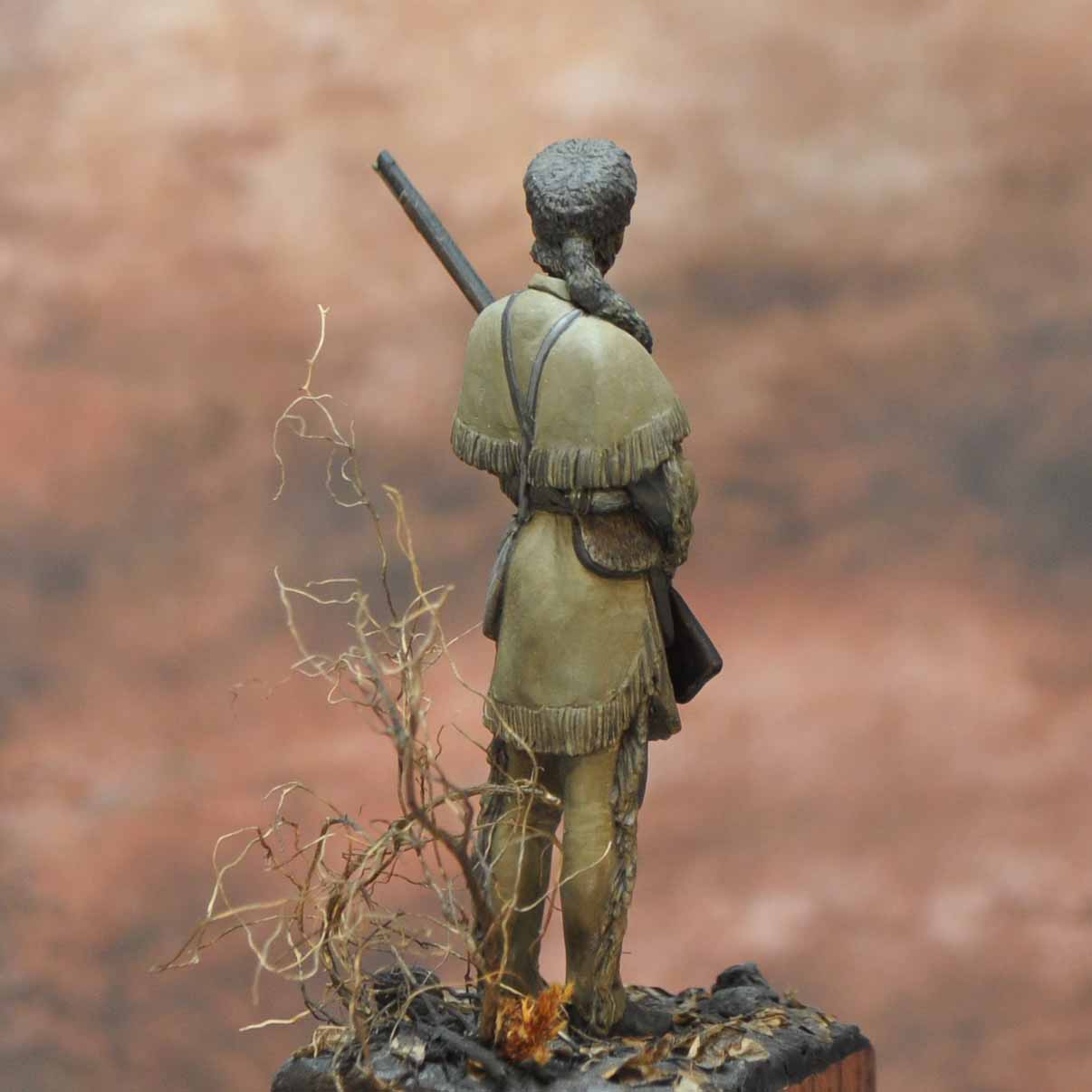 Art Girona International Serie Crockett figurine 70mm à peindre